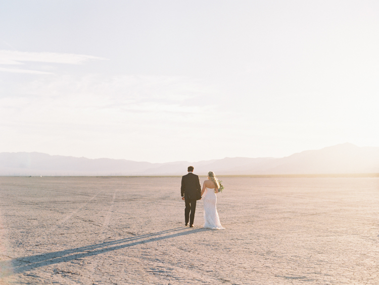 unconventional las vegas wedding | gaby j photography | dry lake bed wedding photo