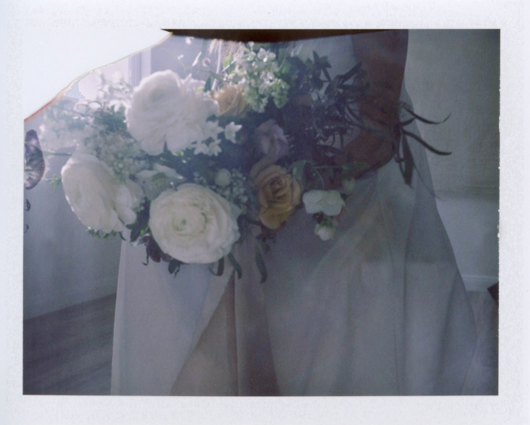 minimal desert wedding inspiration on polaroid | gaby j photography