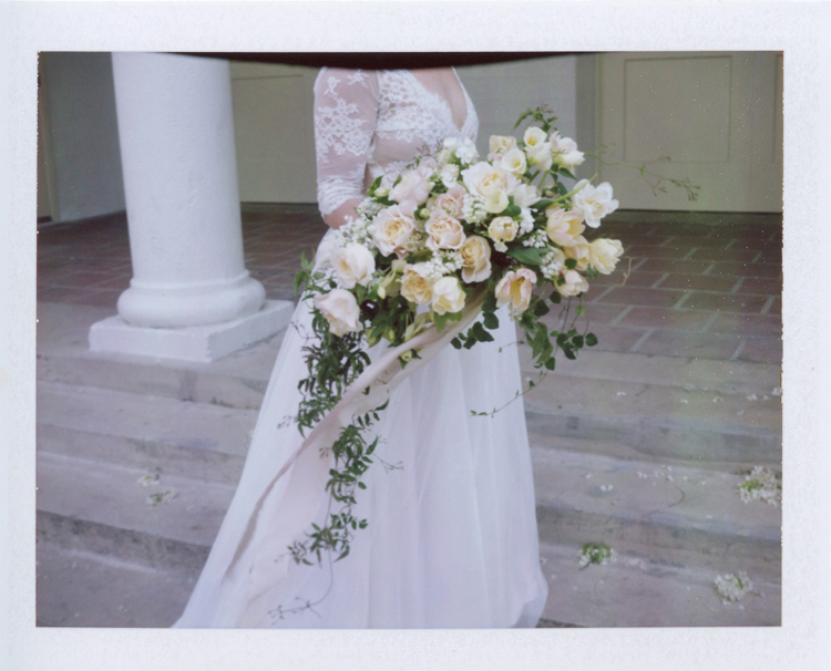 delicate wedding inspiration polaroid gaby j photography