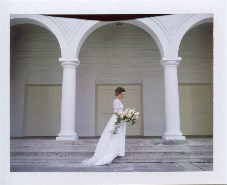 delicate wedding inspiration polaroid gaby j photography