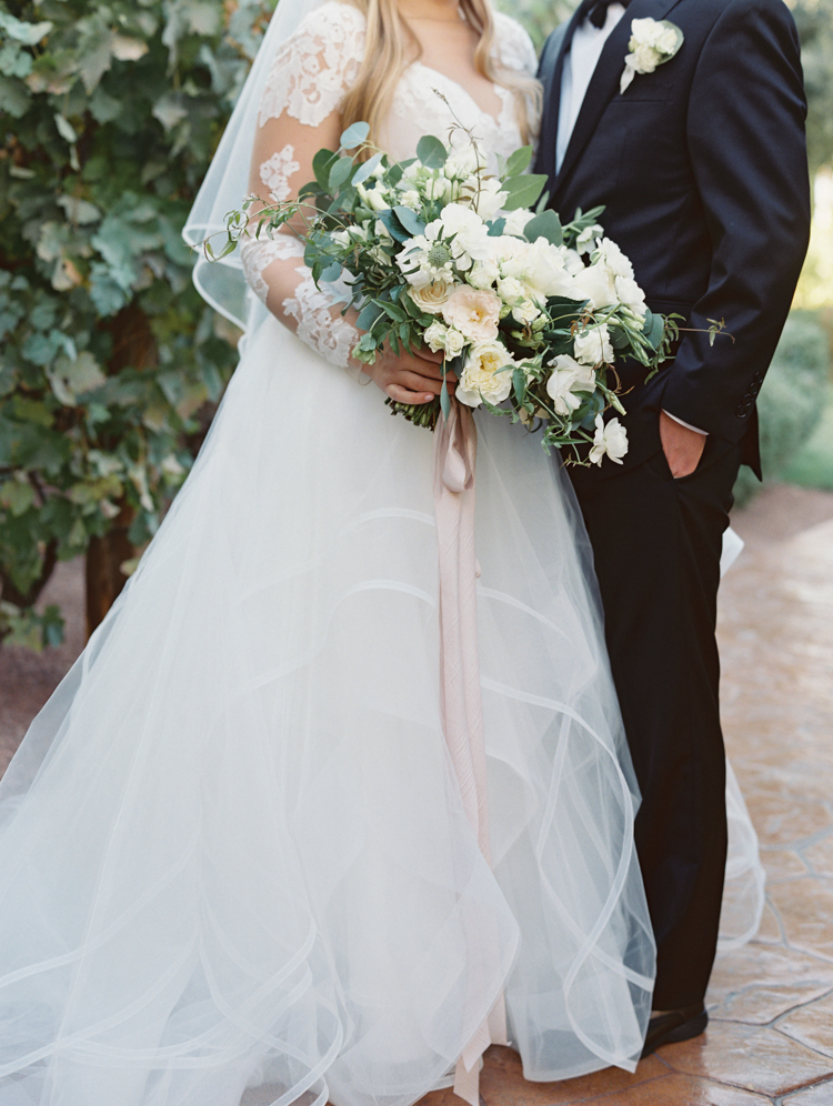 classic bride and groom