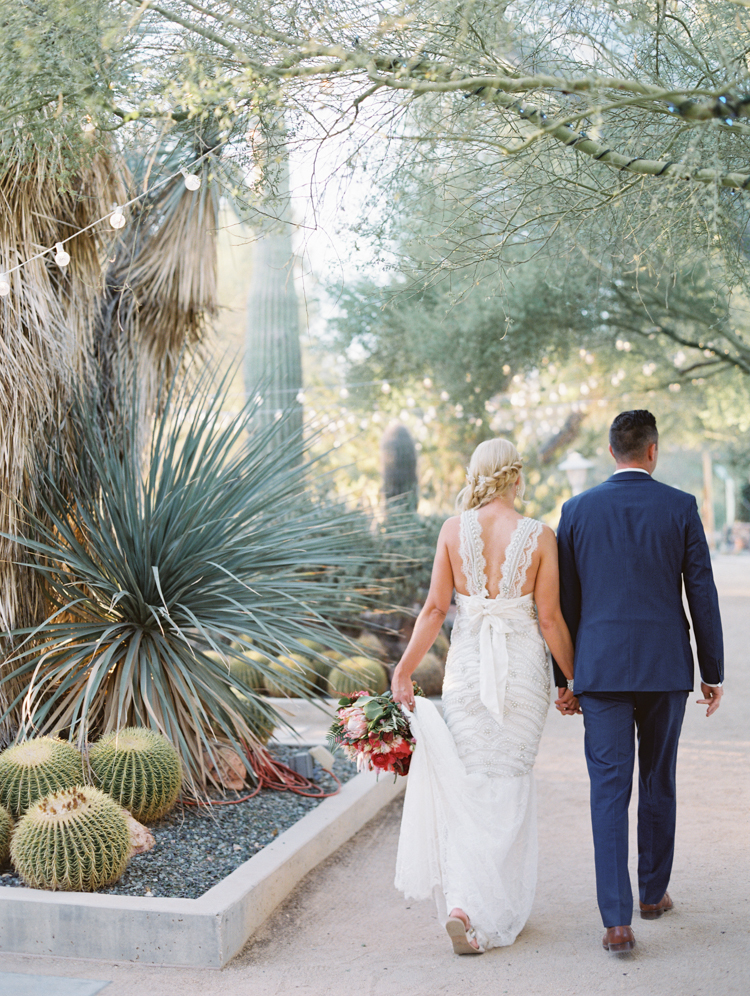 springs preserve cactus alley wedding