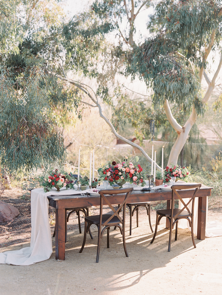 graceful romantic intimate tuscan inspired wedding tablescape