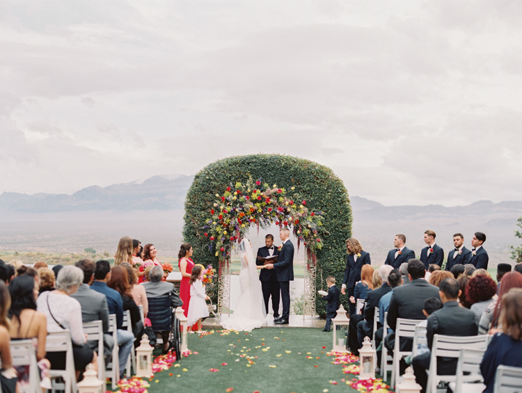 paiute golf wedding ceremony pictures