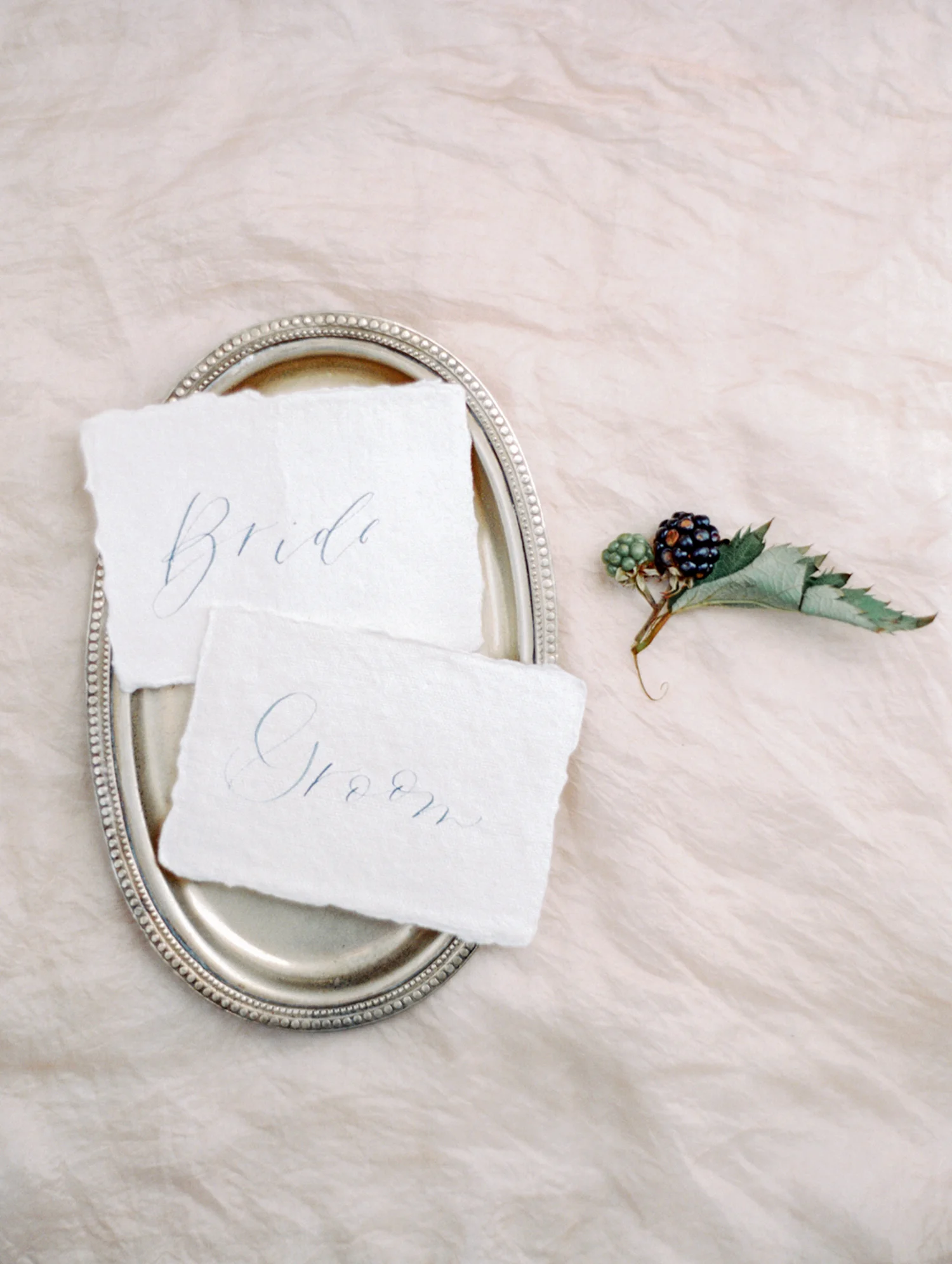 garden inspired wedding details
