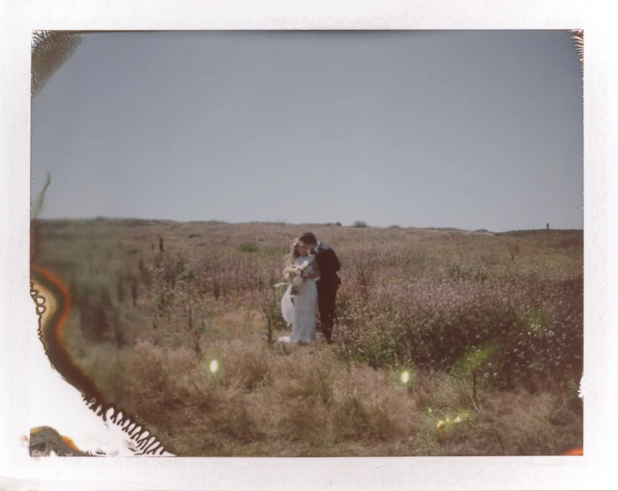 california polaroid wedding photographer