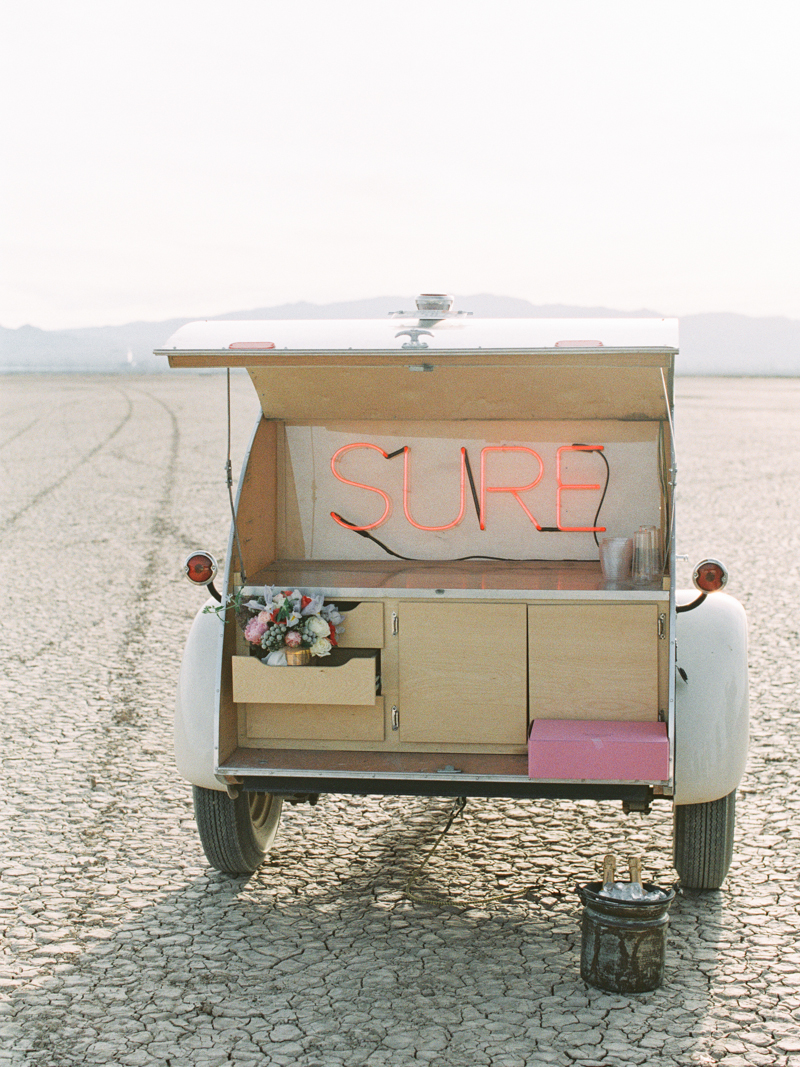 flora pop dry lake bed wedding