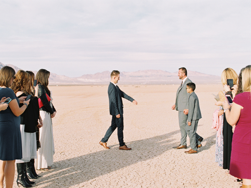 las vegas desert ceremony