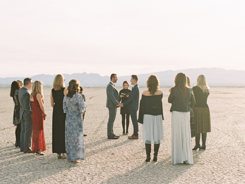 el dorado dry lake bed wedding