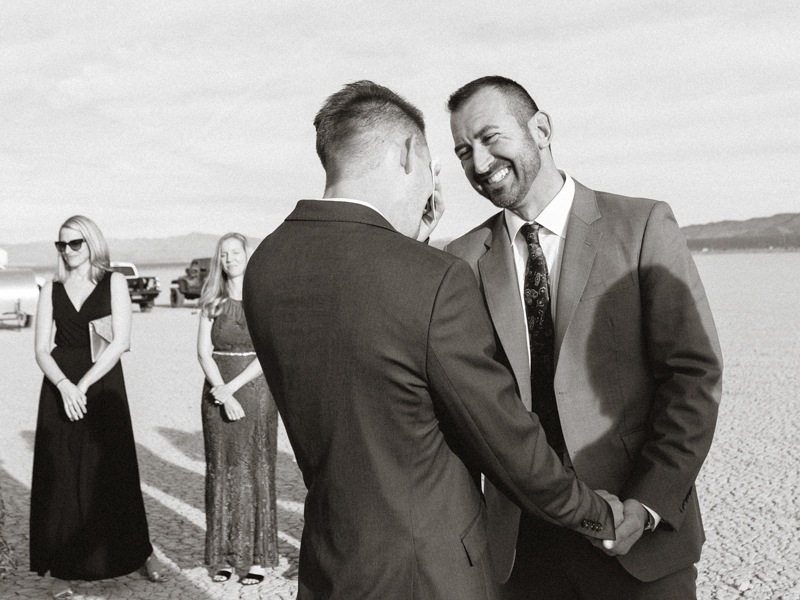 grooms crying during ceremony