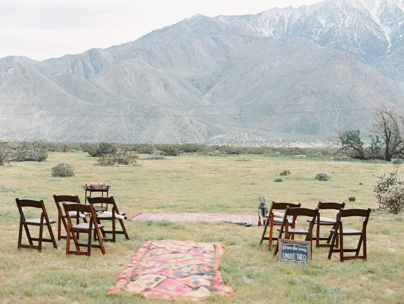 intimate wedding ceremony in palm springs