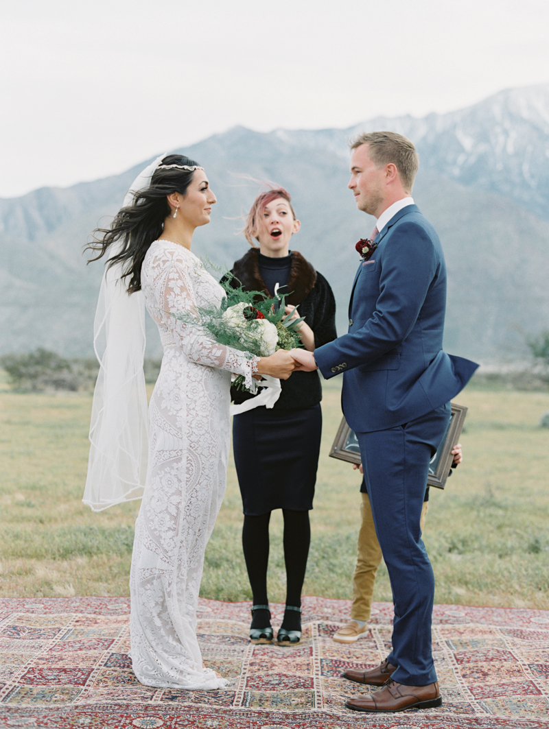 outdoor wedding in palm springs