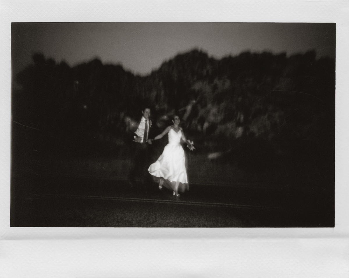 joshua tree national park elopement polaroid