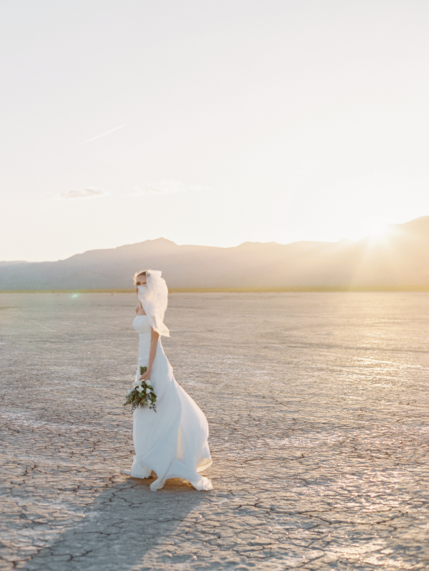 dry lake beds wedding