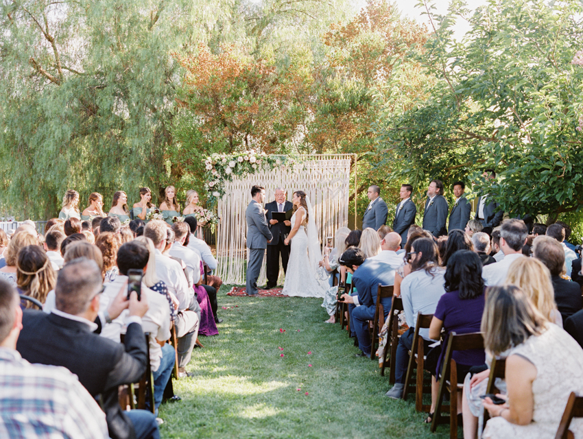 estate wedding in carlsbad