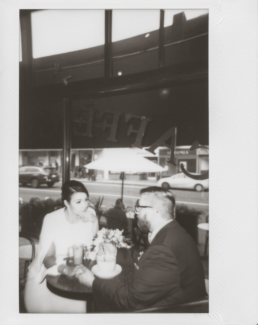 San Francisco elopement polaroid