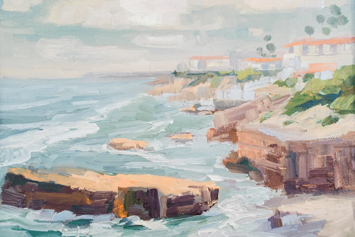santa barbara coast painting