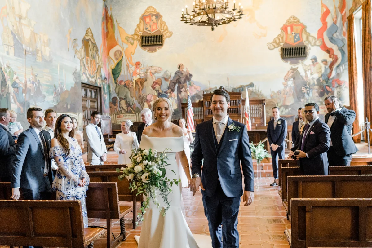 santa barbara courthouse wedding