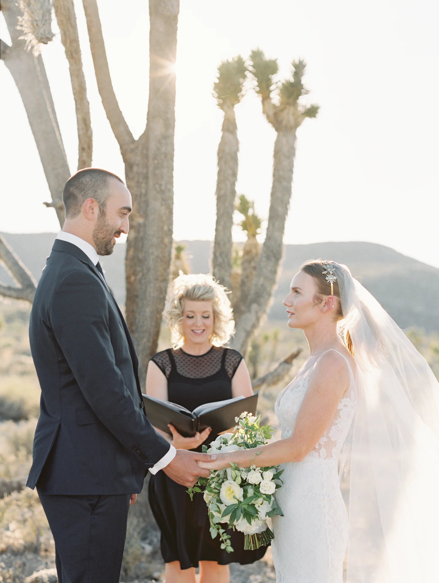 desert wedding ceremony joshua tree