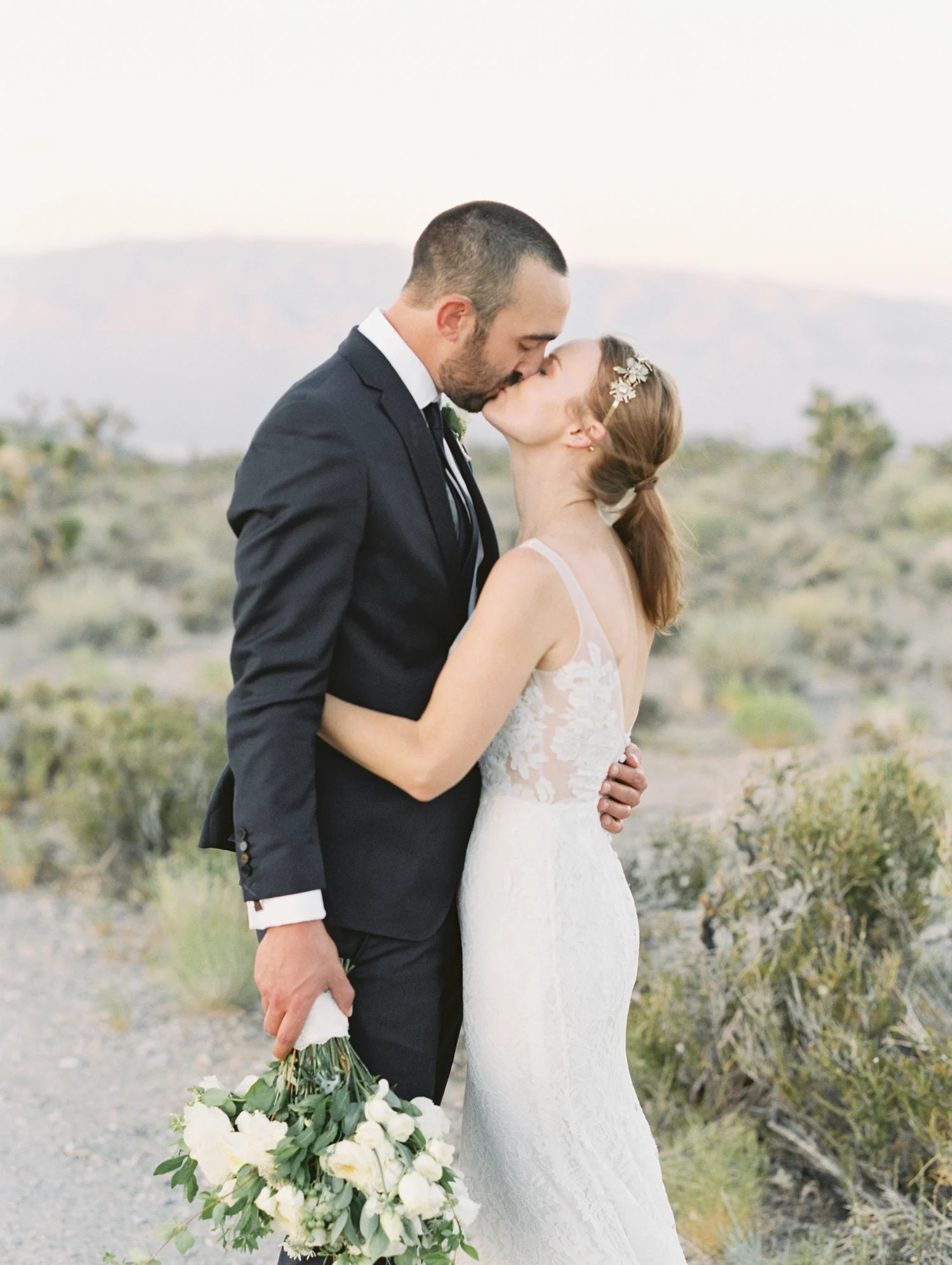 intimate wedding in the desert