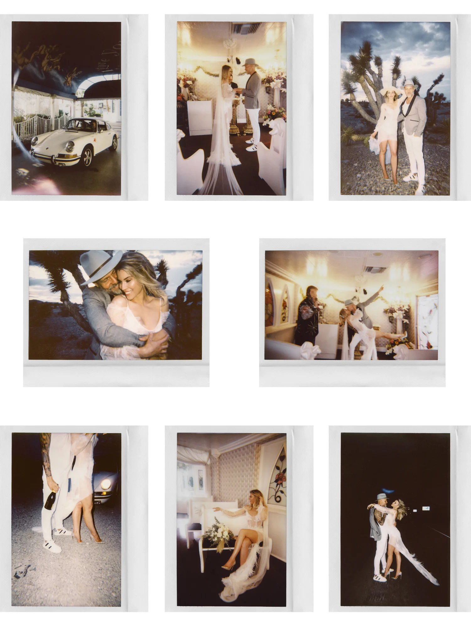 las vegas wedding on polaroid film | gaby j photography