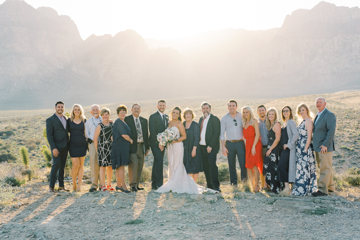 red rock canyon overlook wedding