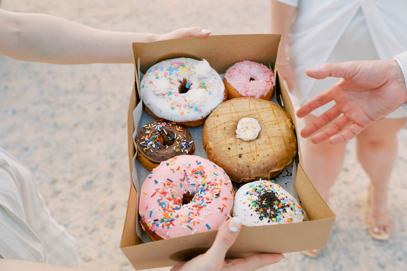 donuts instead of wedding cake