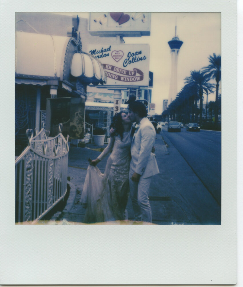 wedding sx70 polaroid 600 film