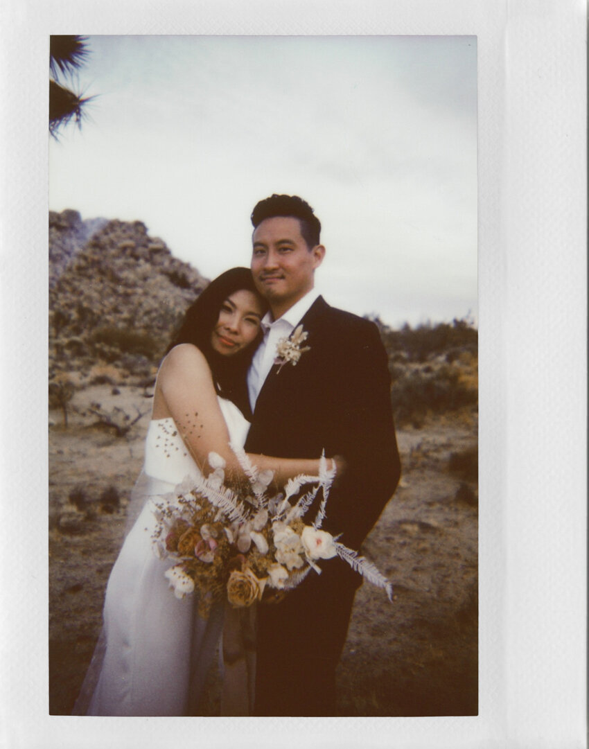 elopement on polaroid