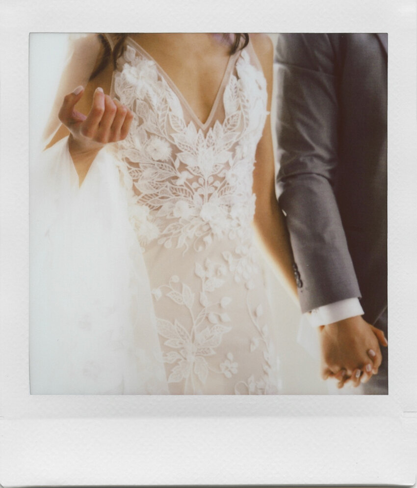 las vegas polaroid wedding