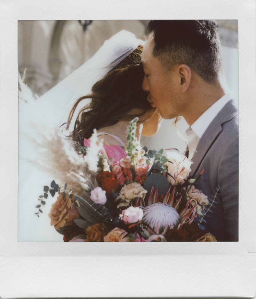 las vegas wedding polaroid photographer