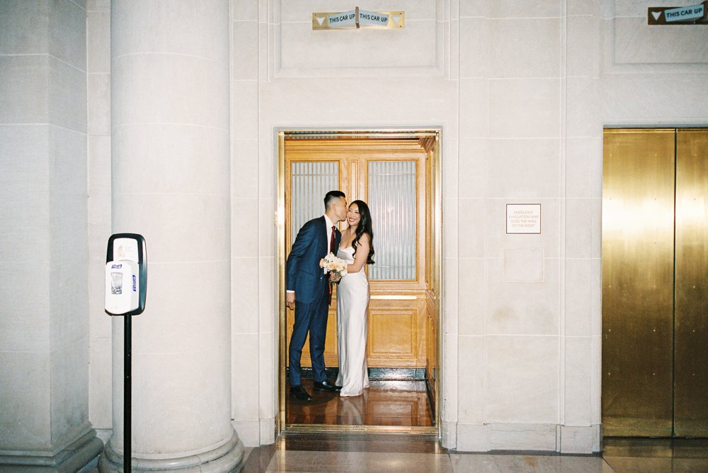 san francisco city hall elopement photographer