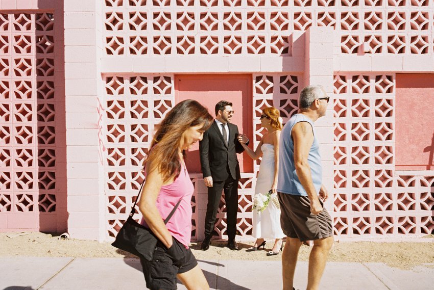 pink wall in las vegas