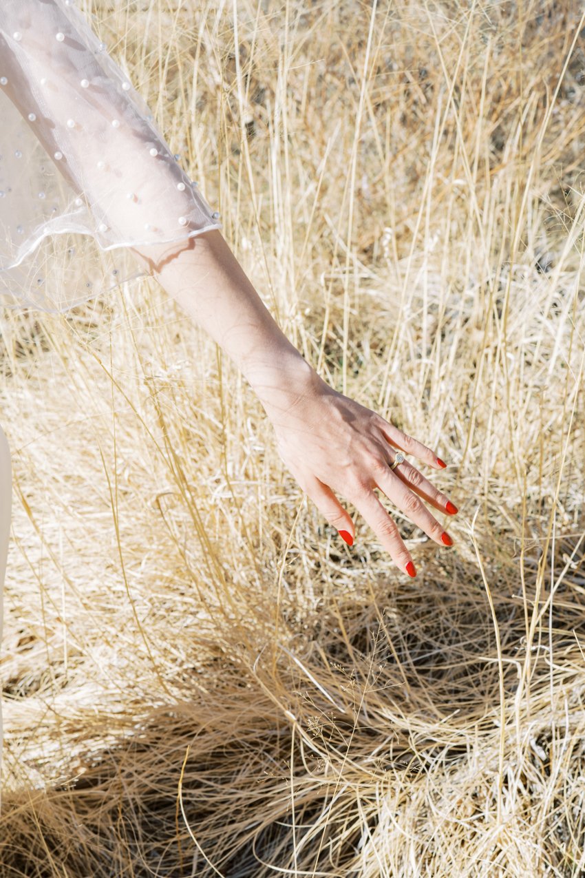 bride red nail polish