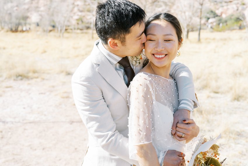 red spring boardwalk elopement