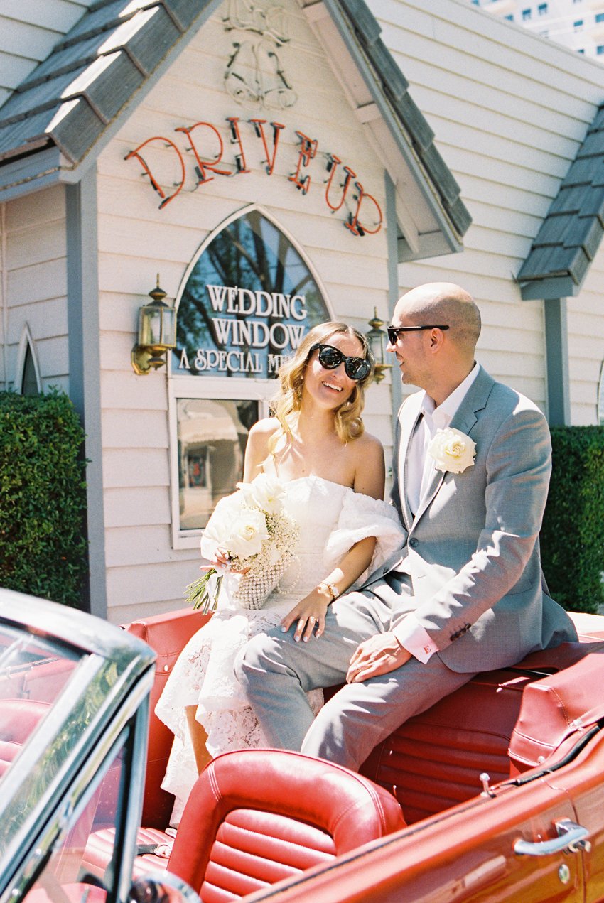 drive up window wedding ceremony