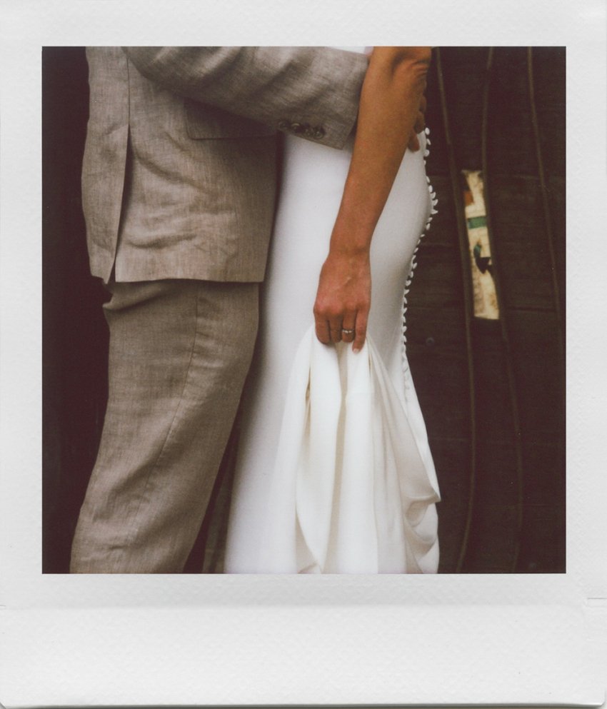 polaroid wedding photography