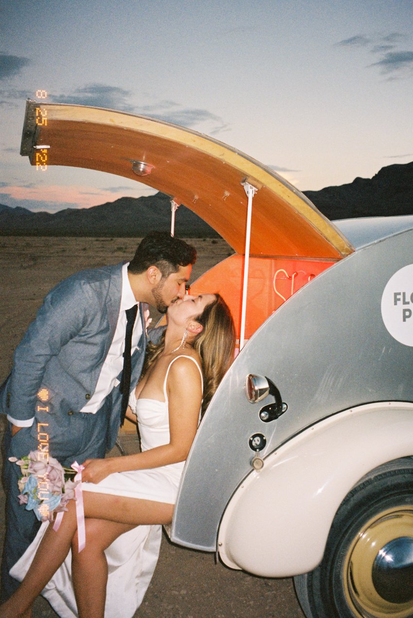 flora pop dry lake bed elopement