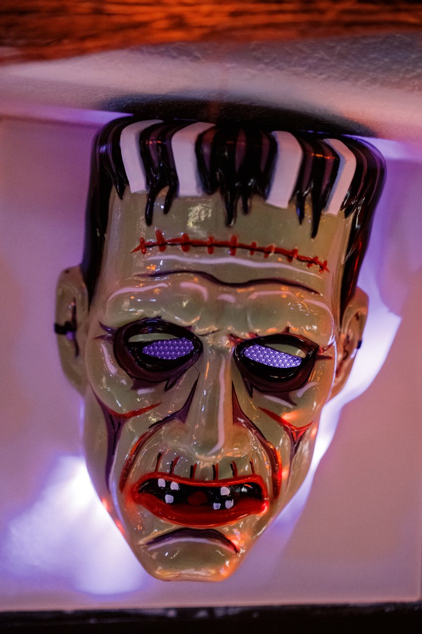 frankenstein vintage halloween mask