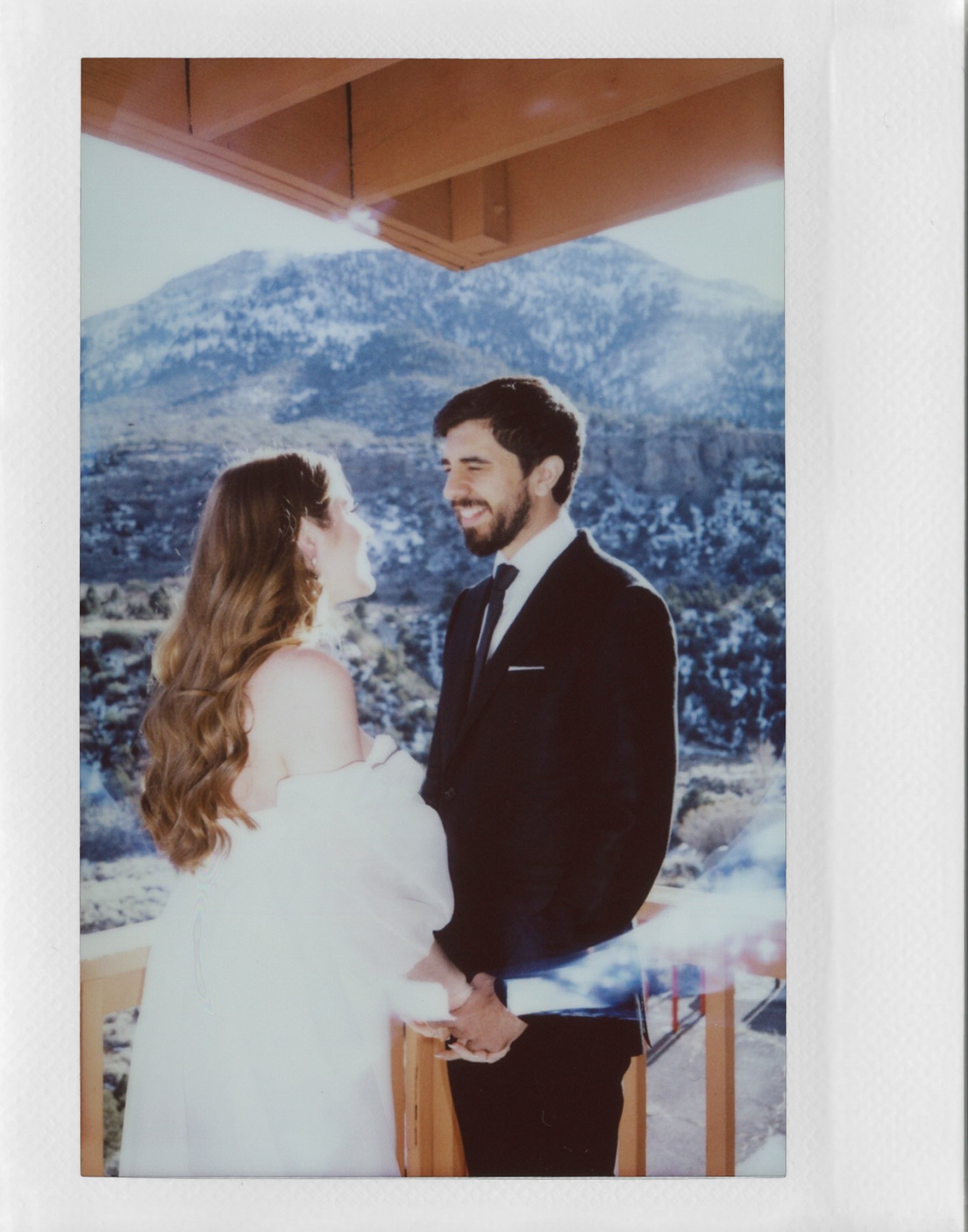 polaroid wedding on instax