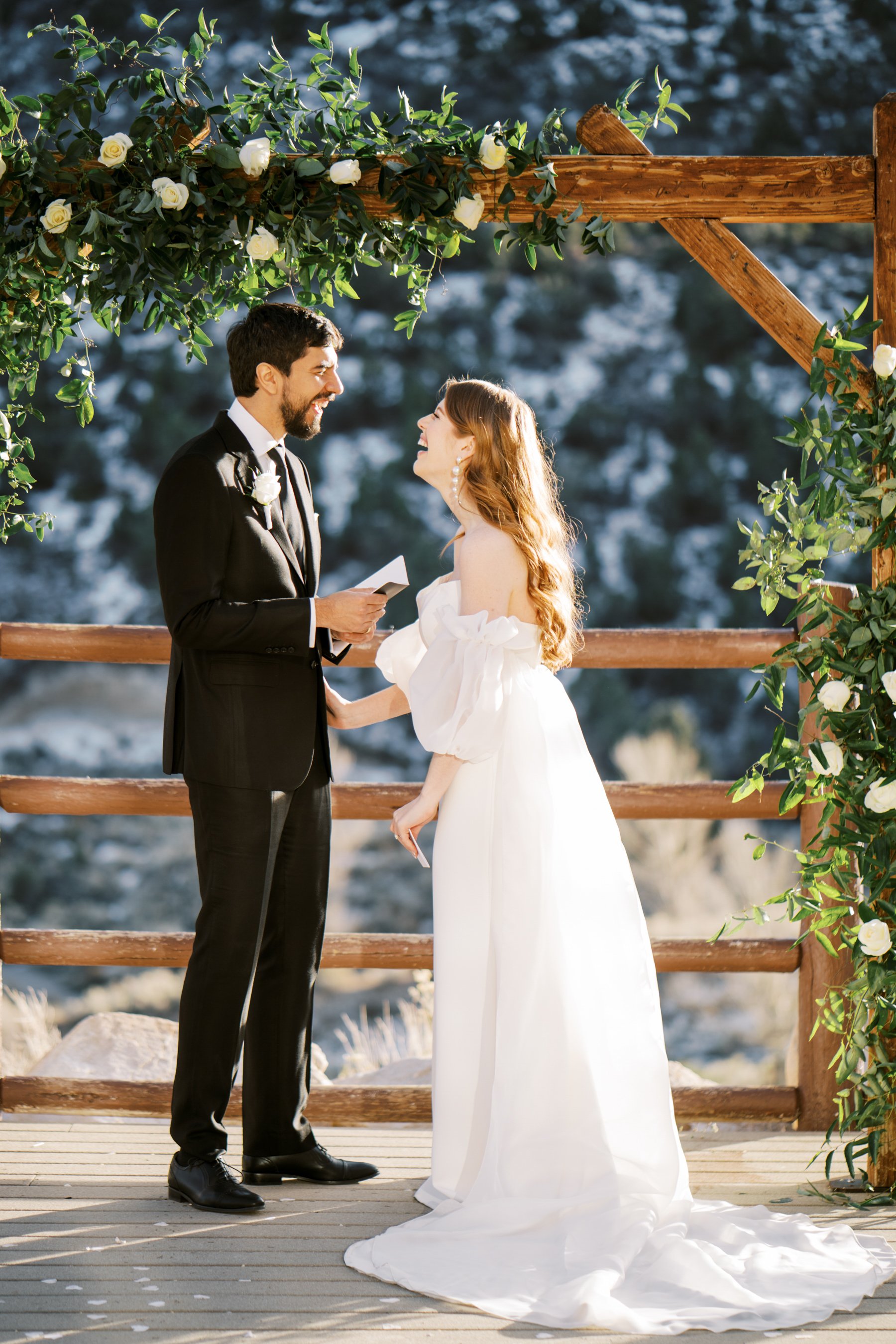 the retreat on mt charleston peak wedding