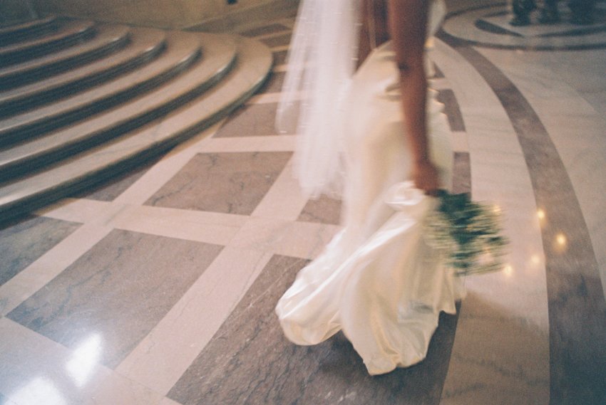 35mm san francisco city hall elopement