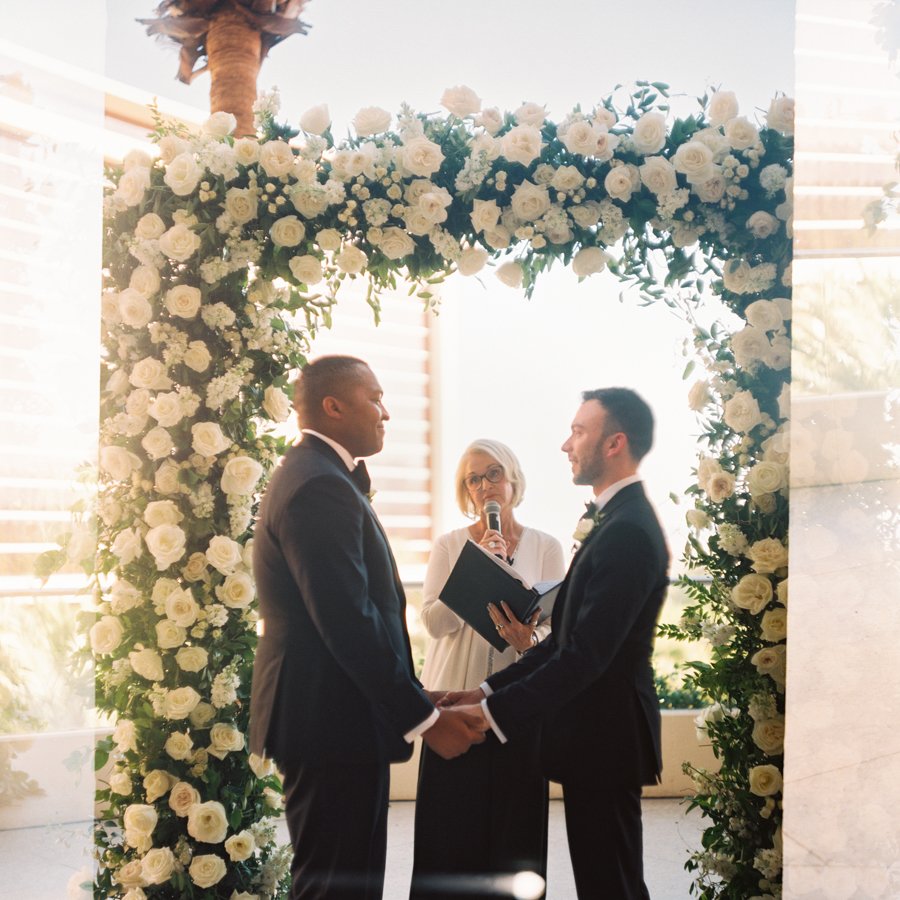 lgbtq wedding on 35mm film