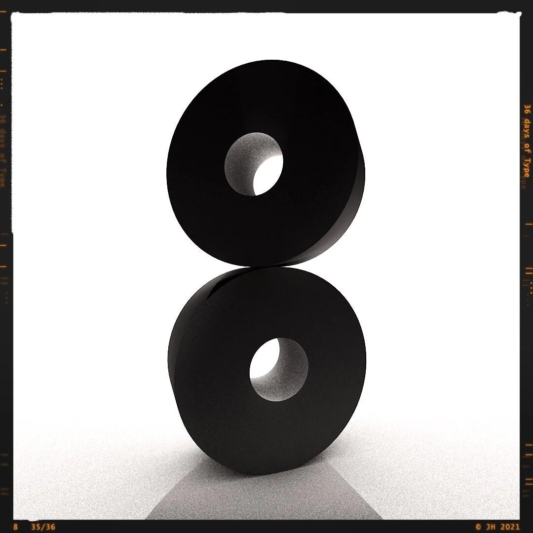 8
.
#36daysoftype #36days_8 #36daysoftype08 #type #letters #3d #c4d #design #abstract #minimalist #typematters #typetopia #typography #abc