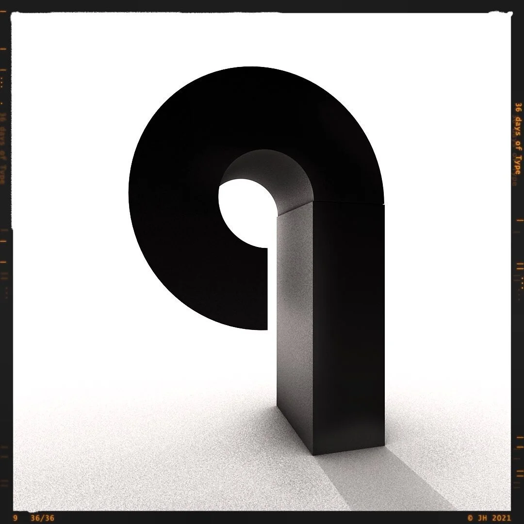 9
.
#36daysoftype #36days_9 #36daysoftype08 #type #letters #3d #c4d #design #abstract #minimalist #typematters #typetopia #typography #abc