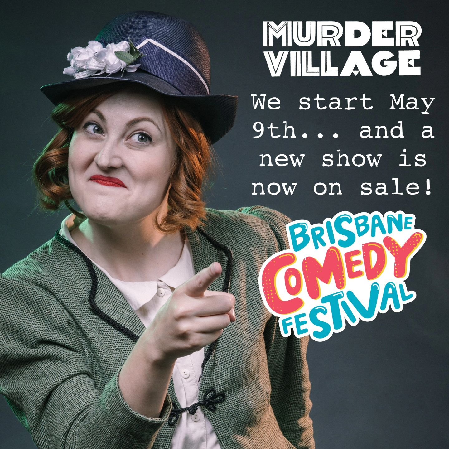 We have just about recovered from the month of murders at the @melbcomedyfestival - but the next festival run is kicking off next week! Murder Village's return to the @briscomedyfest stage this year is set to be a cracker - three of our four shows ar