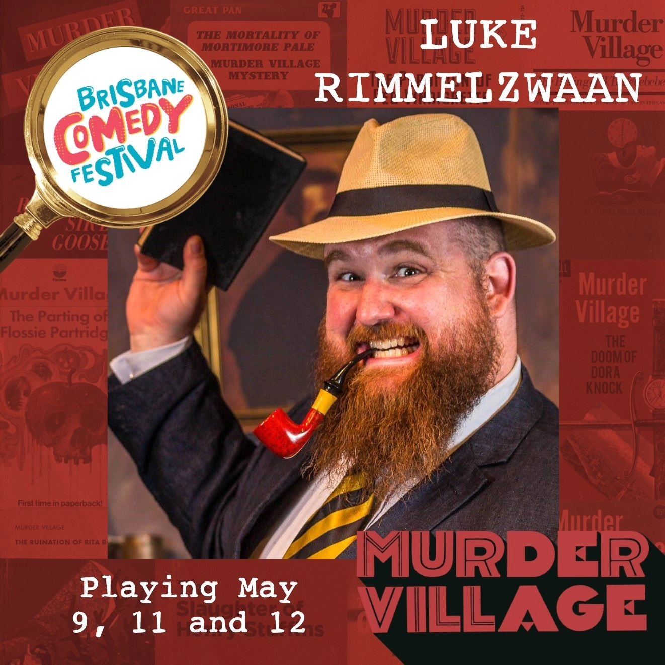 Just over a week until we hit Brisbane for @briscomedyfest - so it's time to meet the cast! First up are the home team cast members, some of Brisbane's finest improvisers - Luke Rimmelzwaan, Wade Robinson, Kris Anderson and Mark Grimes. Luke and Wade