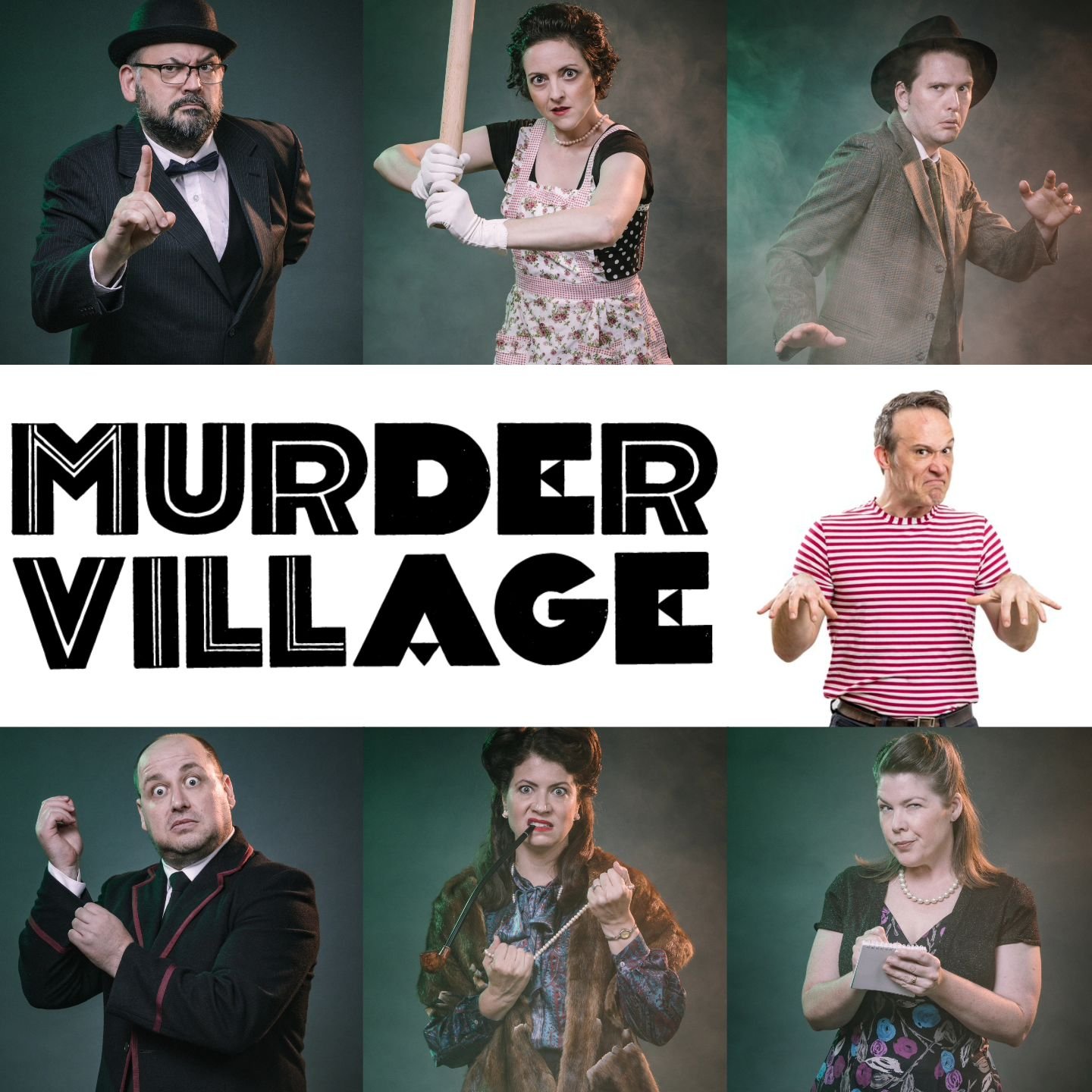 Comedy Festival season may be over, but Murder Village season isn't! Next Saturday night, our monthly shows are back - and here is the talented cast for the improvised mayhem. Don't miss special guest Matt Hadgraft on keys! Tickets are on sale now vi