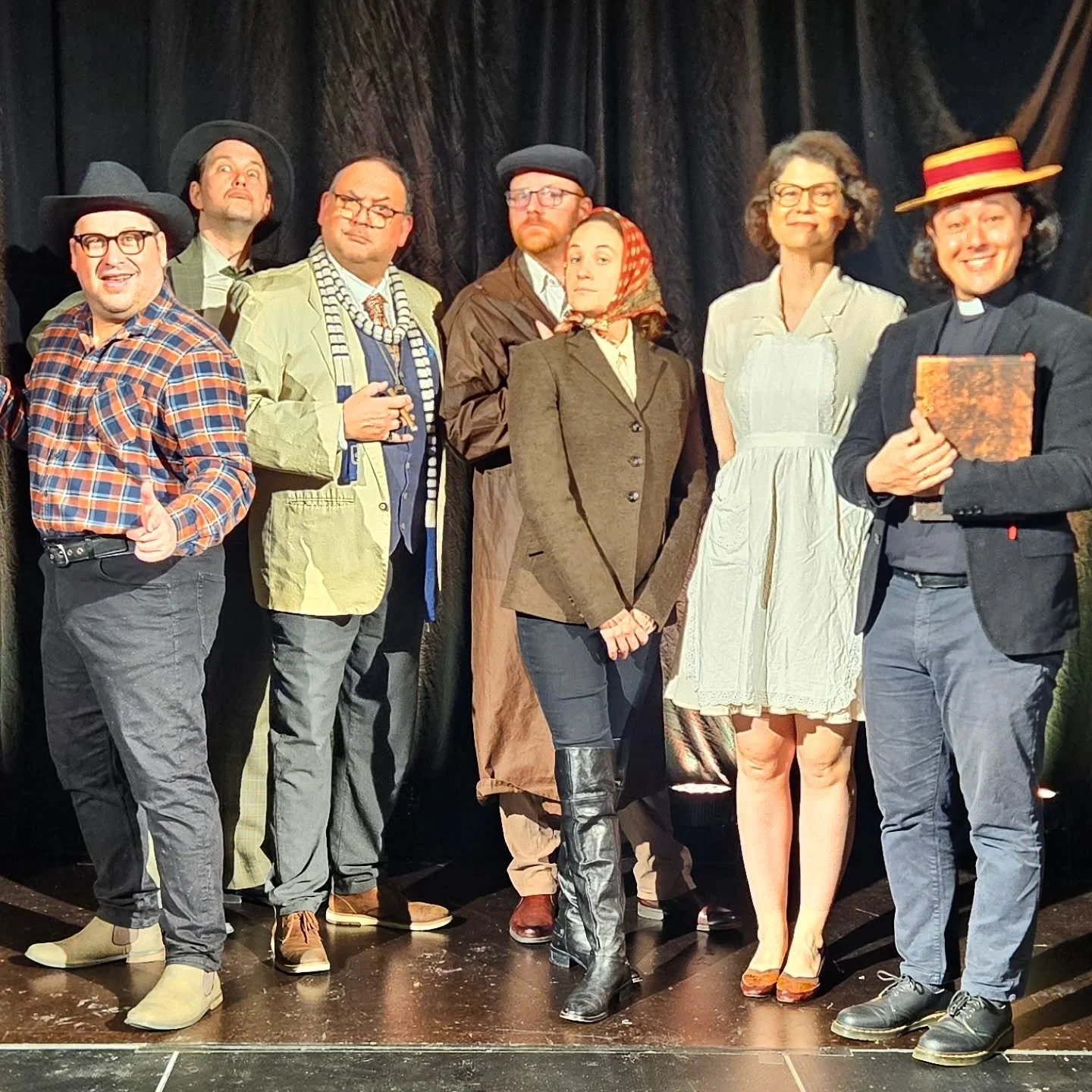First week of murders DUN DUN DUN! We wrapped up on Sunday with The Mystery of the Seven Glades, which saw western movie star Brock Dalton killed in the middle of the mystical Murder Village forests. We are back on Wednesday night for hump day, and t