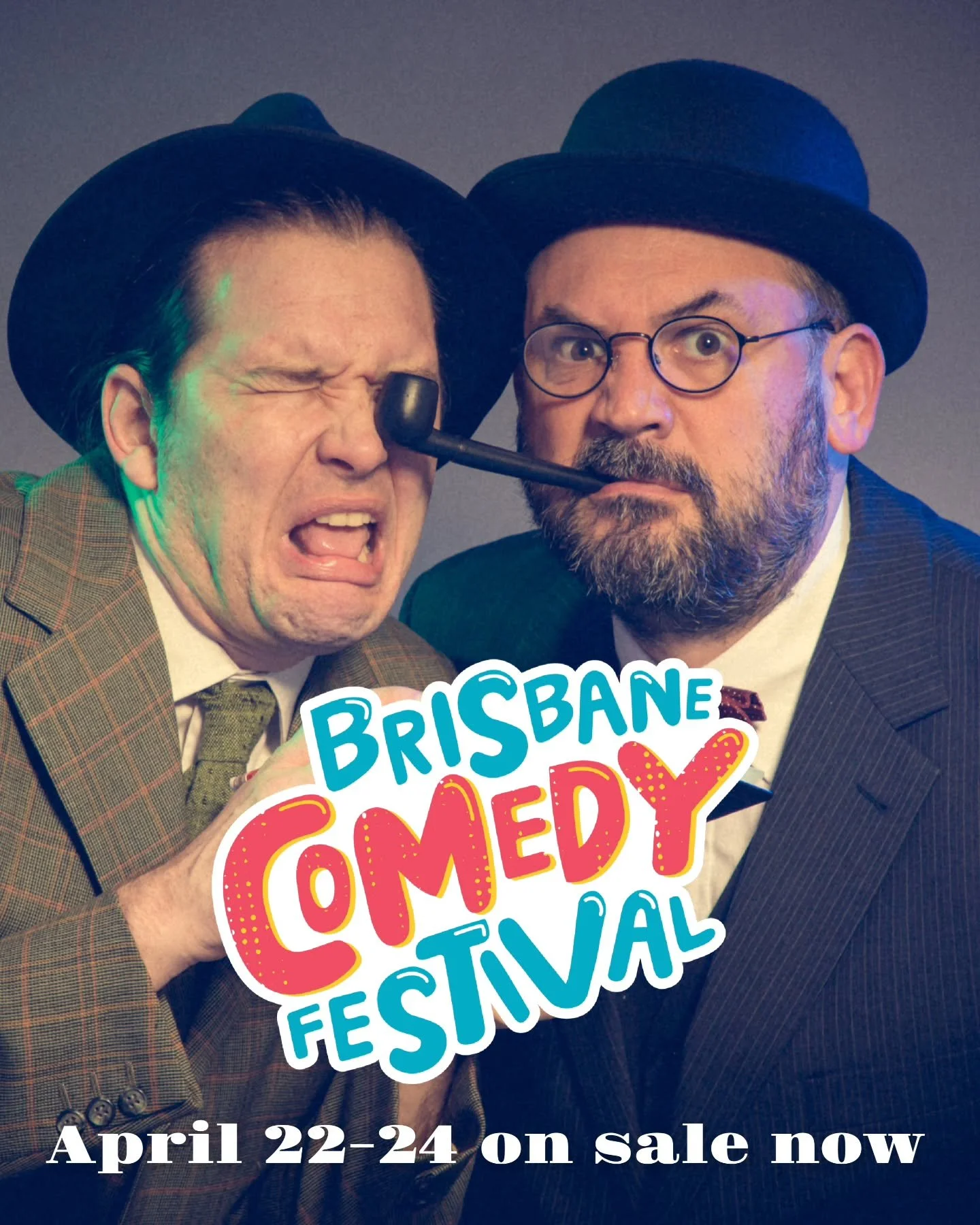 BRISBANE! Your time has come - Murder Village's 2026 season at the Brisbane Comedy Festival is now on sale, and until Feb 28 you can cheap tix with the code MURDEROFEARLYBIRDS! 

Catch us for three mysteries only, celebrating 10 years since our very 